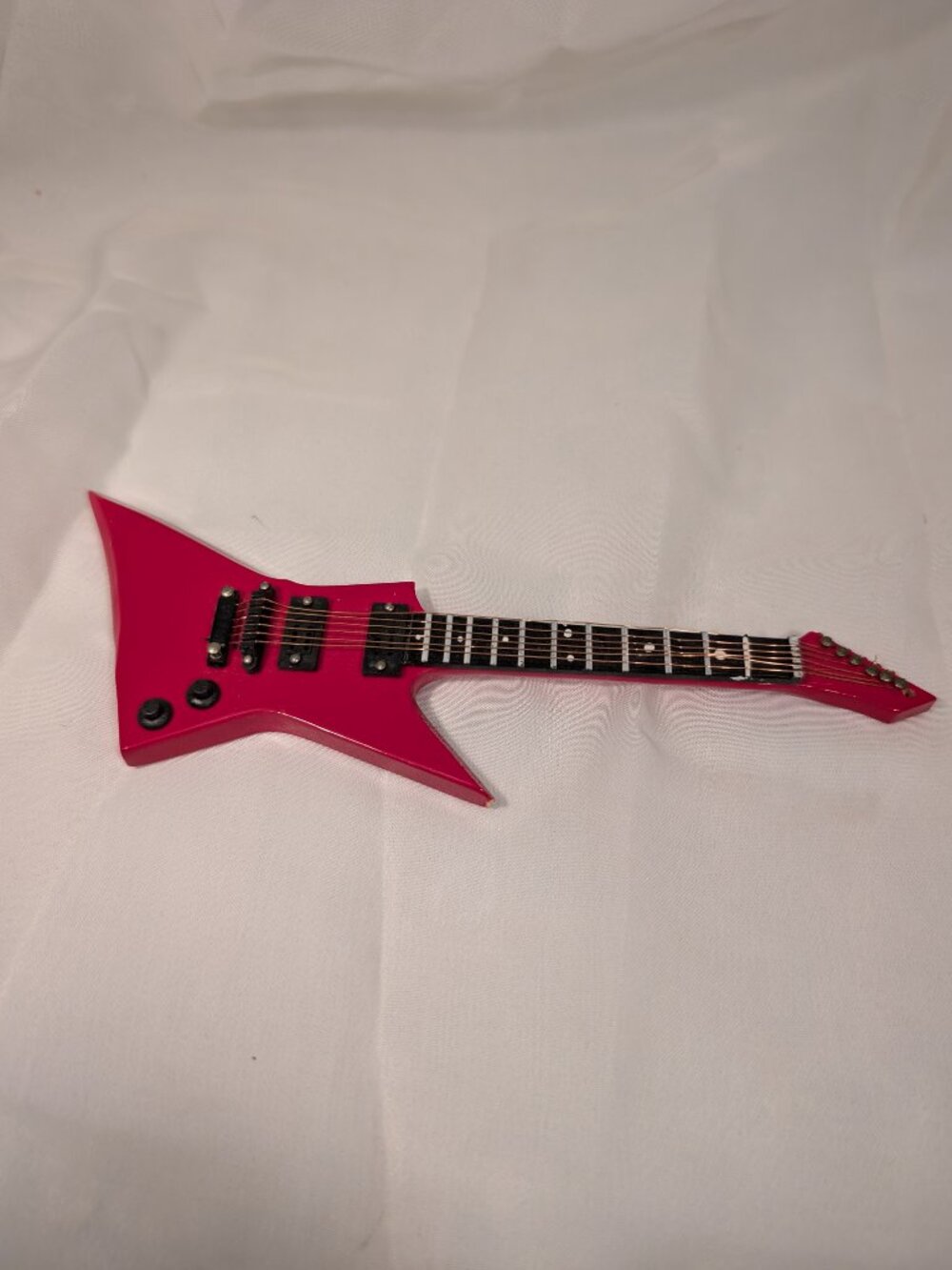Minature Ex Peavey Vortex 1 Electric Guitar 1980s Kahler Tremolo Explorer Style